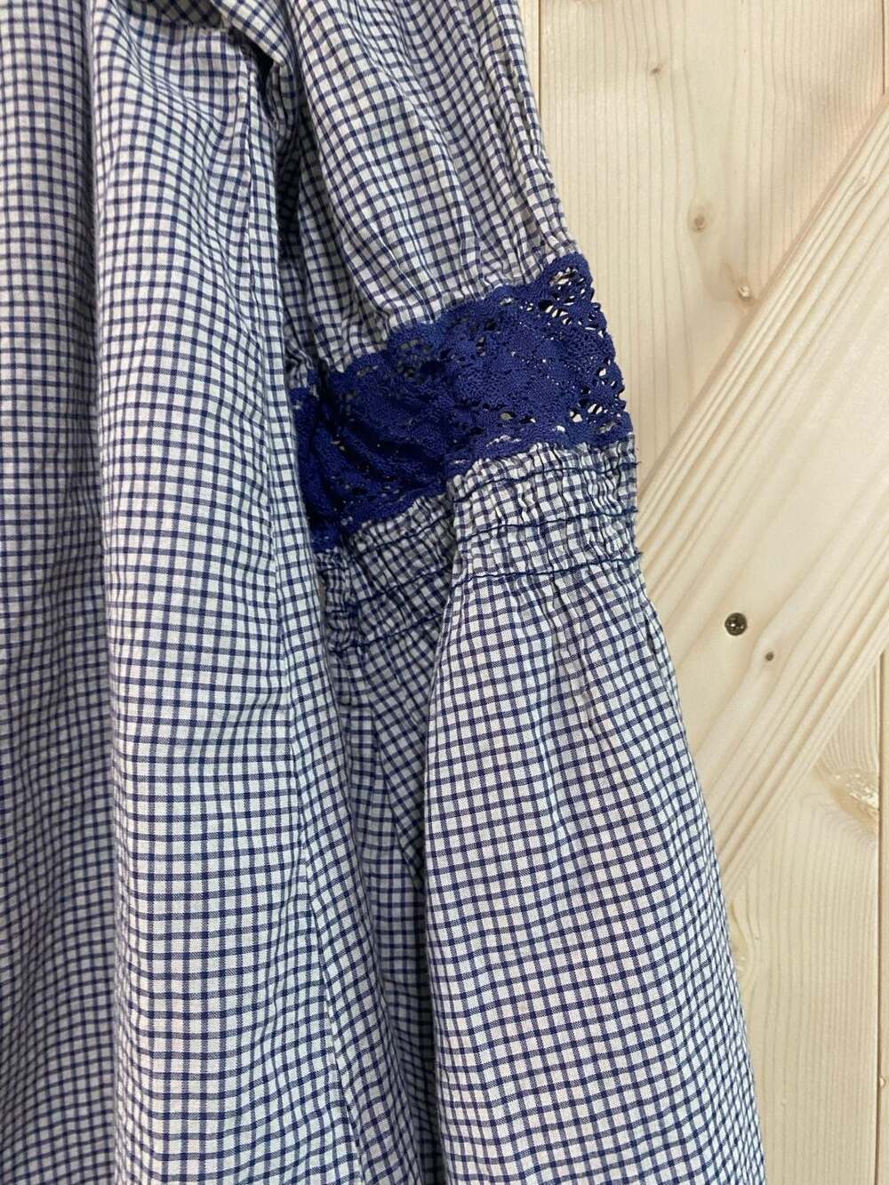 Odd Molly Gingham Floral Embroidered Tunic Blouse Size 4 - Picture 4 of 11